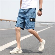 20夏季新款日系大码迷彩工装宽松潮流五分裤休闲短裤DK303-P45，男装休闲裤，电商A009A（原A058A）