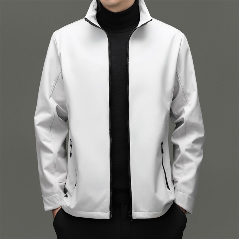 R5261男士立领软壳嘉绒服加厚保暖蓄热外套,男装棉衣,钱塘207-1
