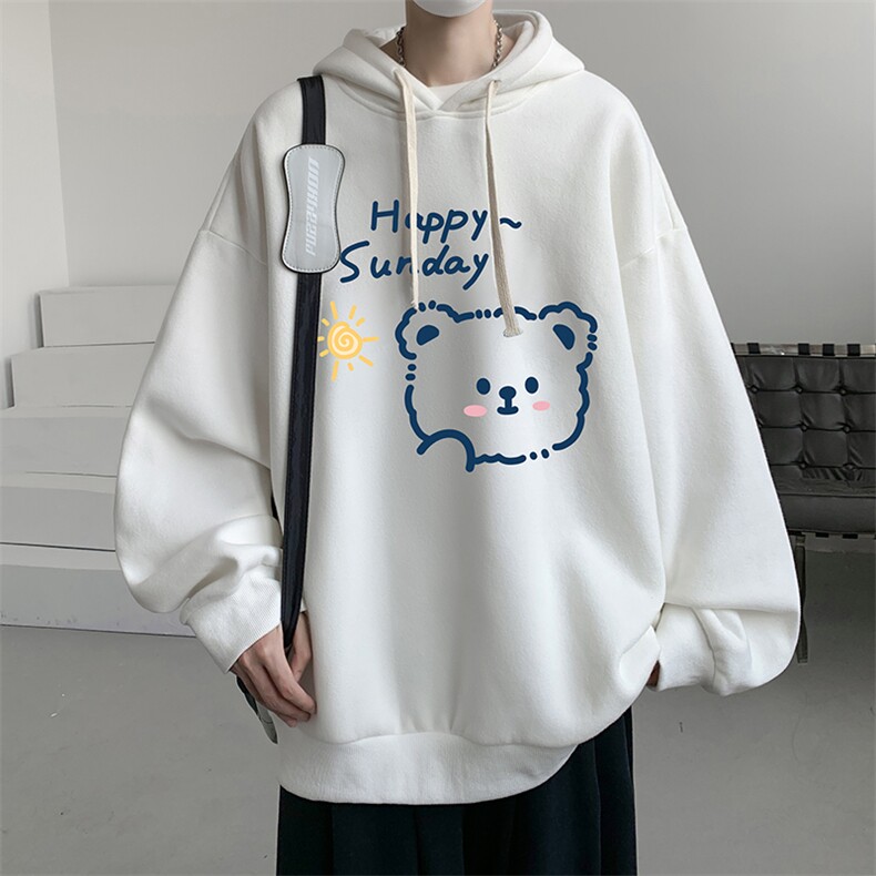 连帽卫衣男大码运动服帽衫外套WY2309-P35加绒款-P40,男装卫衣,电商A040