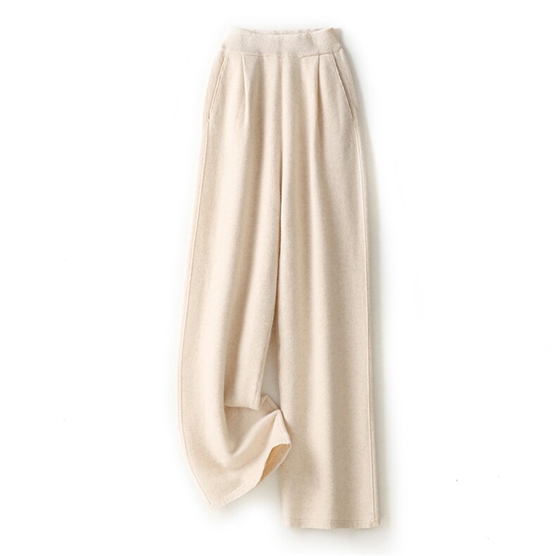 2025年秋季百搭时尚百搭通勤简约休闲虚提带兜裤，女装休闲裤，阿娇羊绒