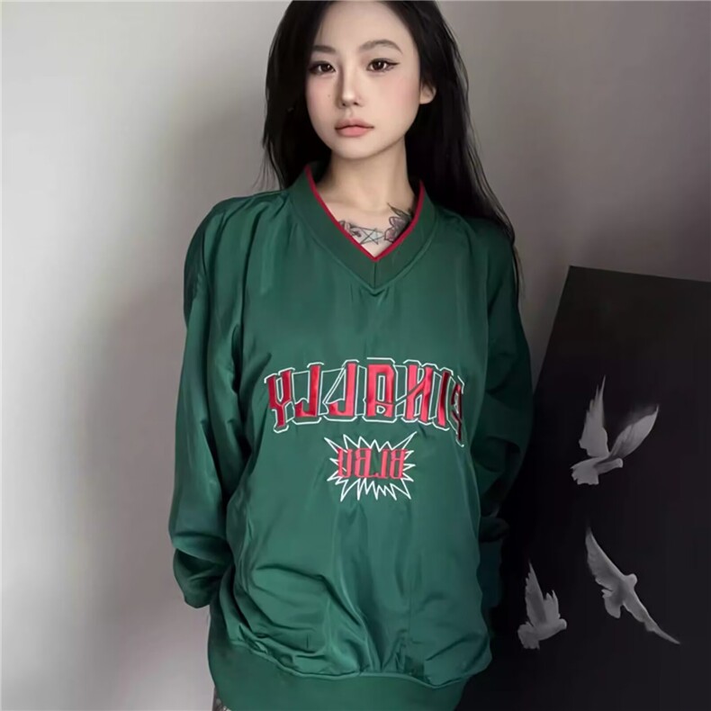 W65-P39文艺简约美式街头字母刺绣卫衣时尚慵懒原宿ins流行,男装卫衣,电商B323A