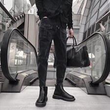 潮流春季牛仔裤男牛仔长裤小脚裤B5549P45，男装牛仔裤，星座1116-2