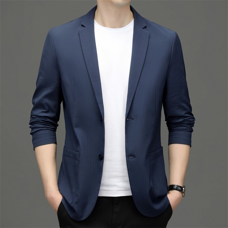 BEA33620钱塘2020-2春秋薄款商务休闲简约中青年男士西服外套P175图片