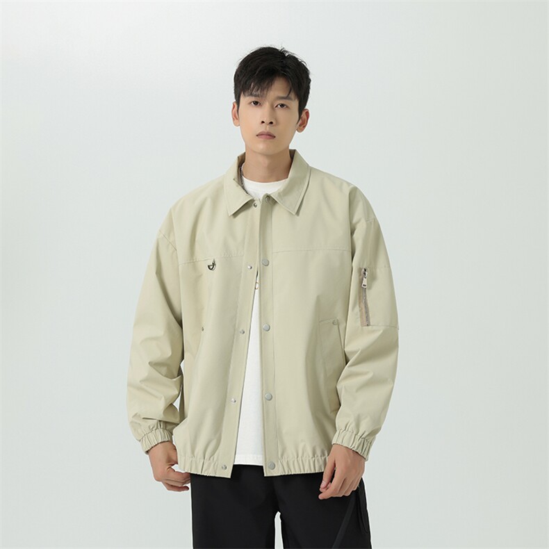 SJ311B-1-JK8802-P55控89秋季新款夹克外套男翻领户外休闲上衣,男装夹克,星座311B-1