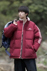 量大优可提供视频冬棉衣立领条纹HD019-1-MF5106-P75，男装棉衣，电商019-1