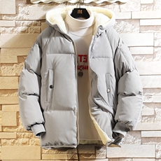 加厚加绒连帽衣男大码服男面包服男砖墙MY16256-P100，男装棉衣，电商A040A