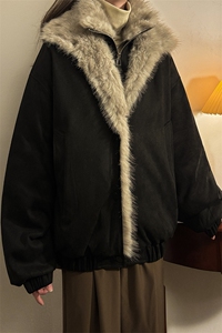 主推冬季假两件座山雕加厚外套潮加厚棉衣XZ102B-1M816-P145图片