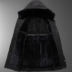 2020冬季中老年新款棉袄 8827/P140老人可脱帽子可脱毛领棉服男图片