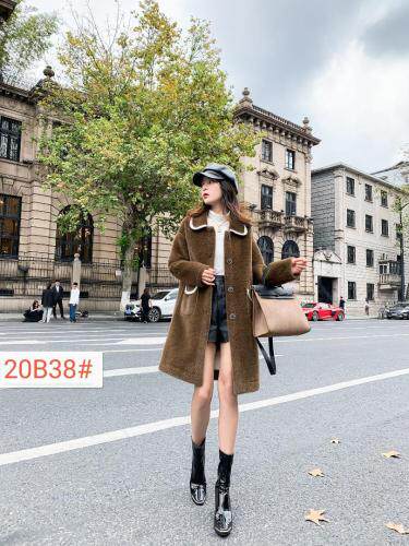 长款貂绒大衣补单量大四色三尺码，女装，锦绣阁