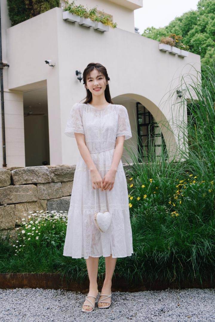 两件套连衣裙送定制腰链包容性强面料柔软舒适，女装连衣裙，忆思妤