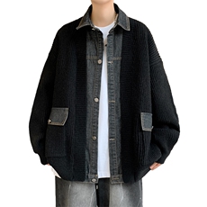 2024【新品】新品针织开衫男士休闲外套上衣1018-1-M692-P85，女装短外套，星座1018-1​