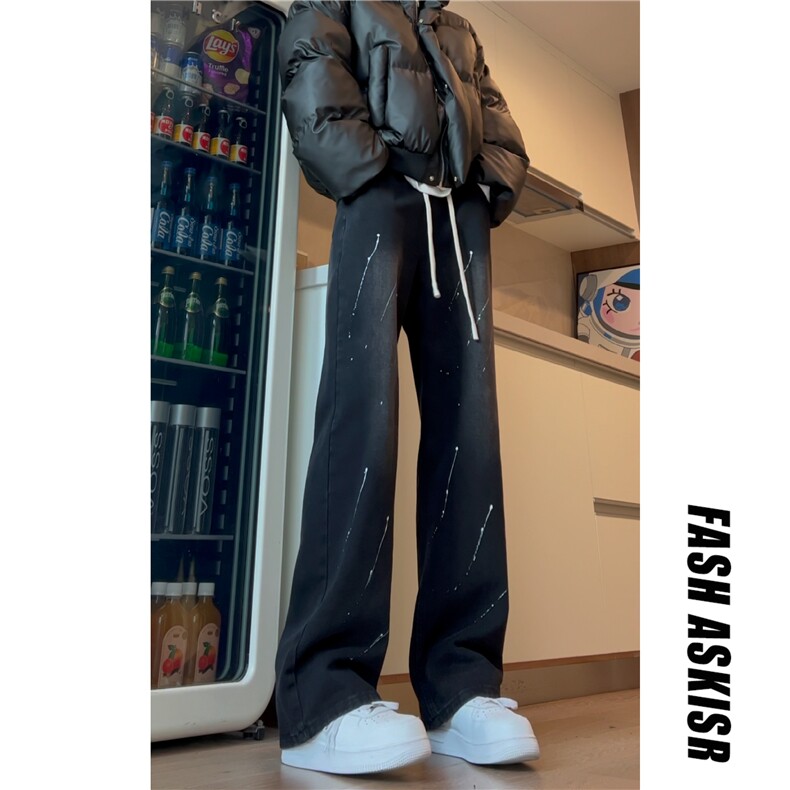 抖音得物品质百搭牛仔裤212-2-DY176-特P65,男装牛仔裤,星座808A-1