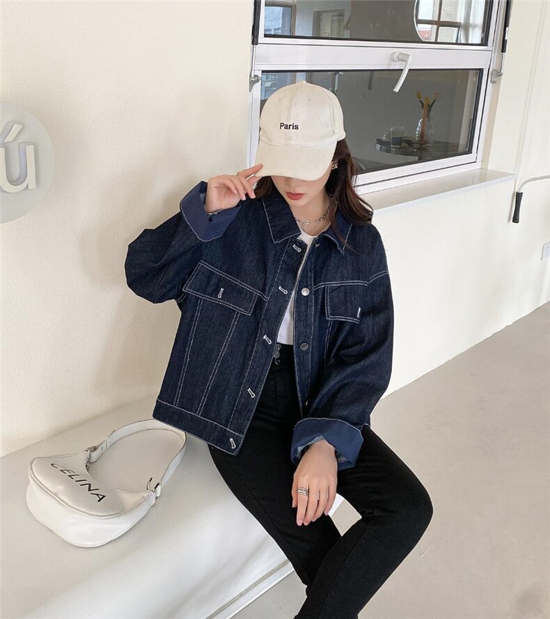 秋装新款休闲牛仔外套，其它，那简