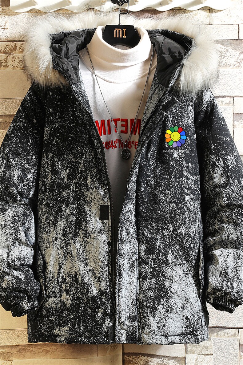 MC49101-P135日系潮棉衣男大码派克服男工装棉服外套棉袄砖墙,男装棉衣,电商A040A