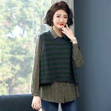 2023春装新款经典高雅舒适宽松显瘦潮流简约时尚衬衫，女装衬衫，丽影随形