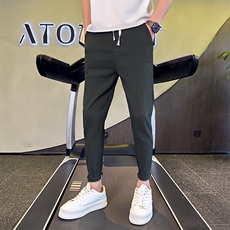 社会小伙2025夏季新休闲裤男士修身小脚长裤男生裤子潮901K314p48，男装休闲裤，星座901