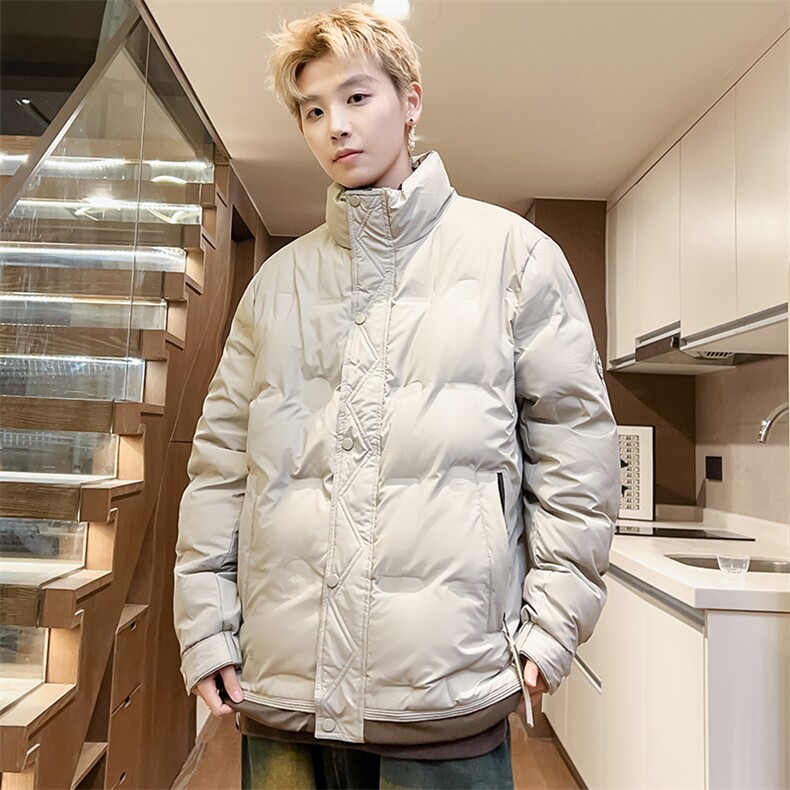 男士加厚羽绒服潮流立领冬季休闲羽绒衣潮流休闲A266-88683-P165,男装羽绒服,电商A266