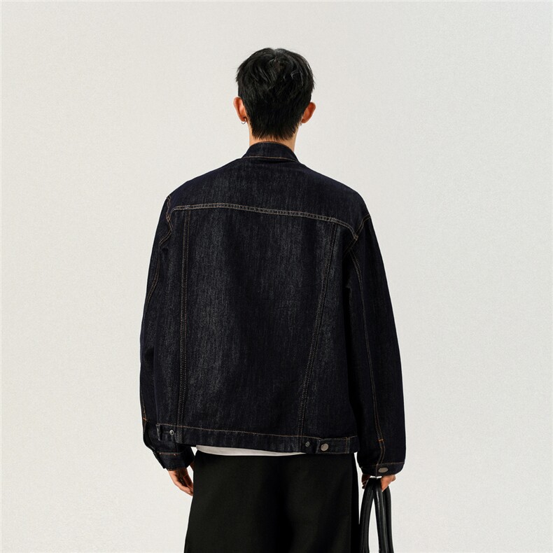 2025新高品质牛仔夹克宽松韩版工装潮流水洗外套N108/P105,男装工装外套,星座202