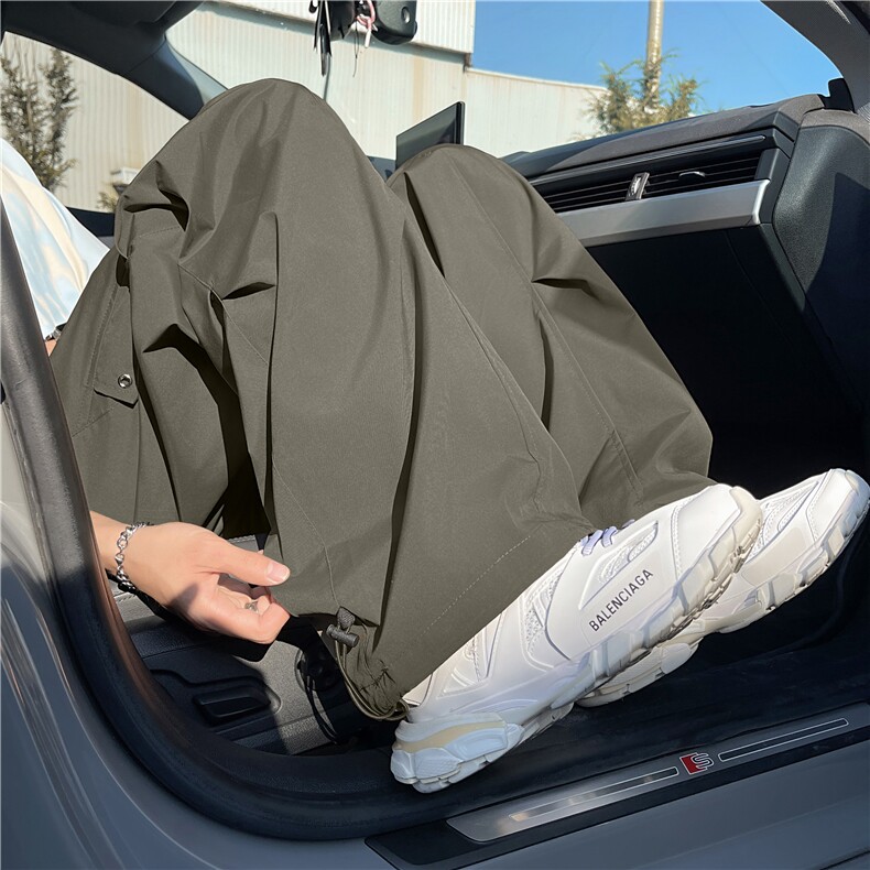 防风防水冲锋裤男女山系户外降落伞兵裤子高街速干工装裤~B4524,男装工装外套,星座601-2