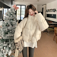韩系毛织帽子（可脱卸）90绒加厚羽绒服2C239-117-P335-K458，女装羽绒服，2C239