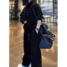 网图秋季新款韩系休闲运动套装立领阔腿直筒裤两件套YY2516-P108，男装休闲套装，电商C216