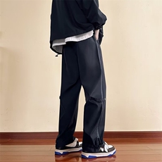 直筒型青少年中低腰直筒美式工装运动机能拉链冲锋裤子男K876/P48，男装工装外套，星座506