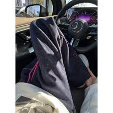 65棉35涤K80特p45抖音品质秋季割破美式宽松休闲裤拖地裤，男装休闲裤，电商D229A