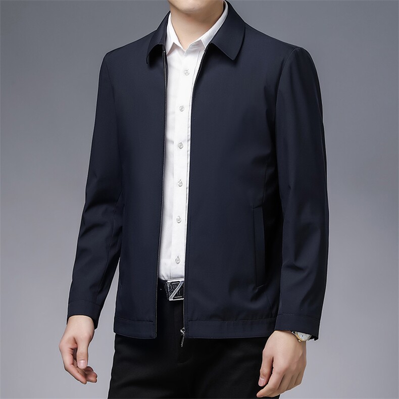 X2119钱塘2020-2商务休闲百塔春秋款新款中年男士夹克外套P125,男装夹克,钱塘207-2