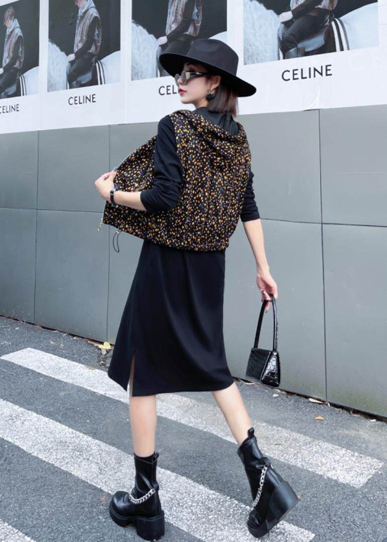 新秋款两件套连衣裙，不挑身材，洋气，M-XXL，女装连衣裙，婧怡之恋