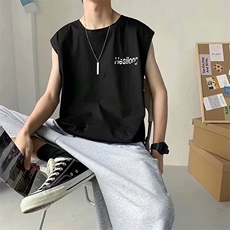 2023夏季男士无袖背心坎肩坎袖运动背心精梳纯棉B831P25，男装背心/马甲，星座1116-2