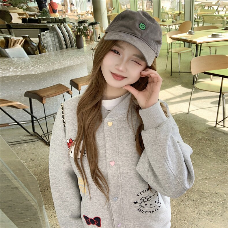 现货女春秋季新款棒球服外套2193-P145-K215，女装卫衣/绒衫，网红馆