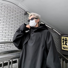 黑武士冲锋衣外套男春秋美式机能风连帽夹克潮牌外套CJ412-P58，男装夹克，星座1001-1