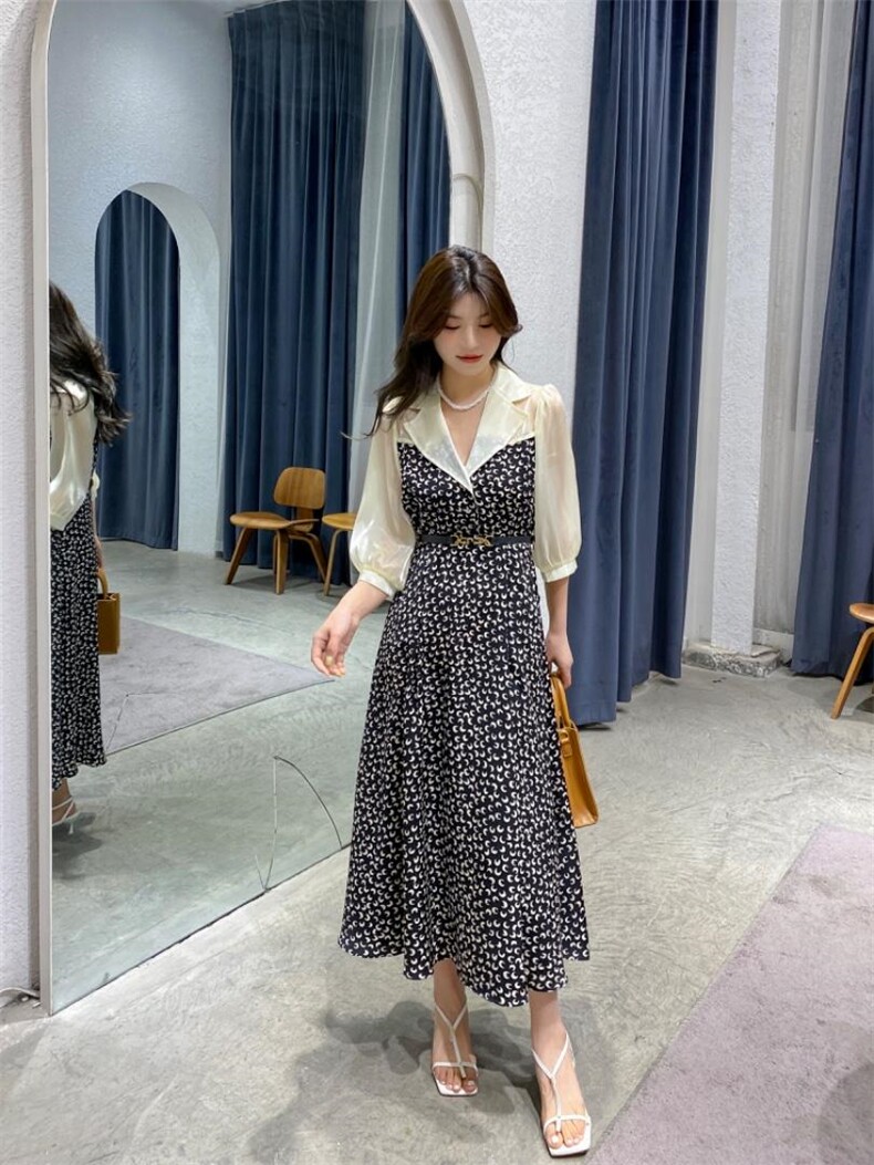 YCJ西装领连衣裙，女装西装，YCJ