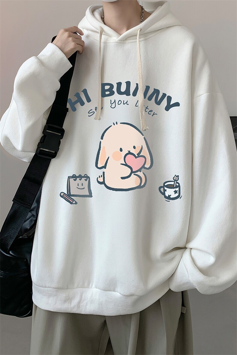 连帽卫衣男大码运动服帽衫外套WY2314-P35加绒款-P40,男装卫衣,电商A040