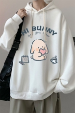 连帽卫衣男大码运动服帽衫外套WY2314-P35加绒款-P40，男装卫衣，电商A040