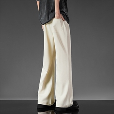 2025夏季新款高街垂感西裤男士修身cleanfit微喇裤AK01-P48，男装西裤，星座405-3