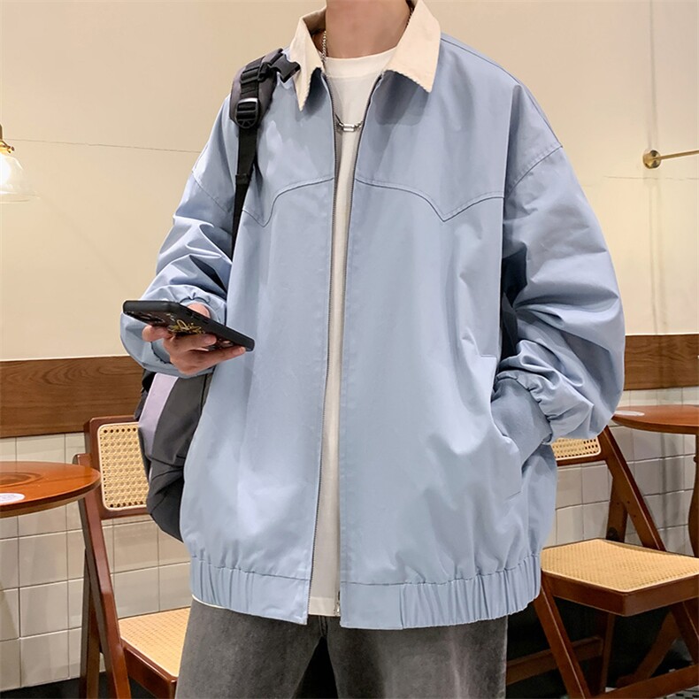 高品质连帽夹克男潮流宽松休闲外套A161-9290-P69,男装夹克,电商A161