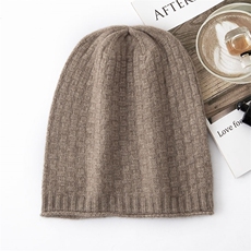 时尚百搭羊绒帽秋冬季新款舒适保暖简约大气，帽子，国旺羊绒