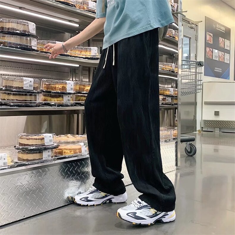 冰丝弹力直筒裤克莱因蓝裤子K2845P30,男装休闲裤,星座1116-2