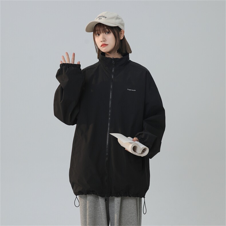 JK9026/P70两面穿休闲男外套春季宽松情侣运动ins百搭夹克两面服,男装夹克,电商A141