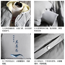 加厚加绒连帽衣男大码服男面包服男MY16261-P100网格挂拍，男装棉衣，电商A040A