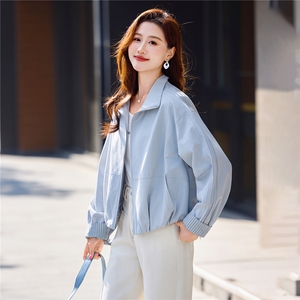 短外套女休闲风图片
