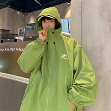 2023秋季美式夹克外套新款连帽上衣男宽松bf风冲锋衣W5354-P57，男装夹克，星座512-2