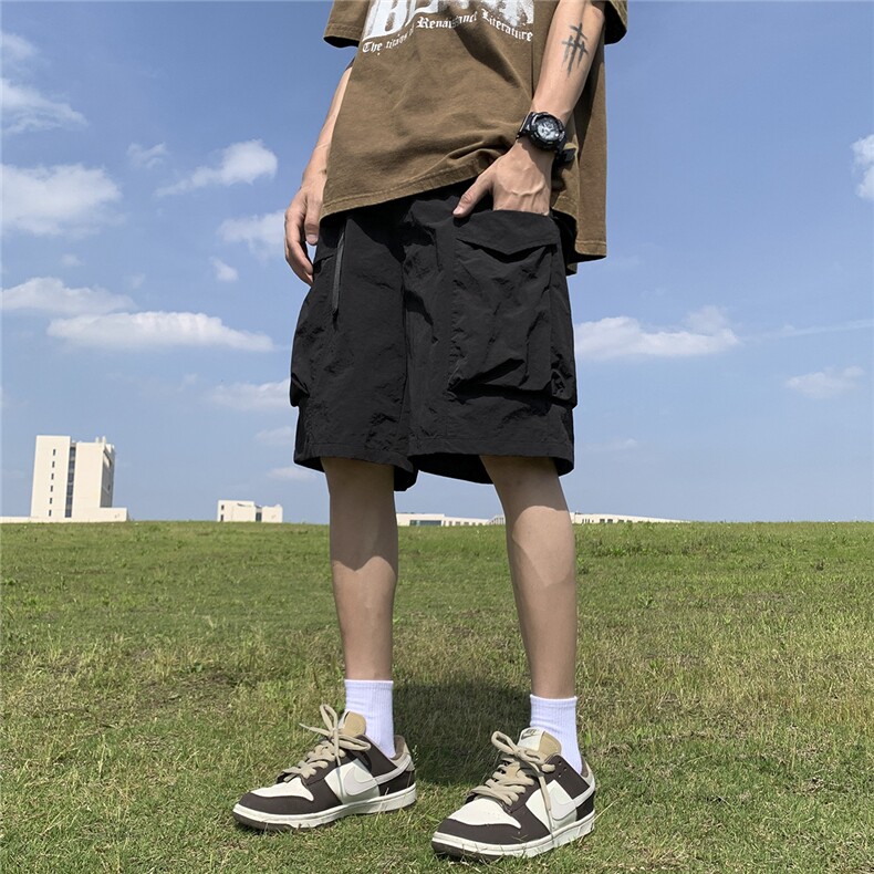 【三防】皱感工装多口袋织带速干运动休闲短五分裤XK008-P50控68,男装牛仔裤,星座216(原A116)