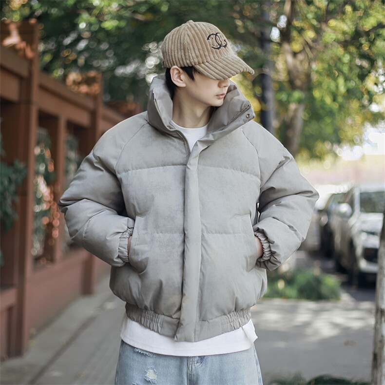 图潮牌撇帅冬季短款棉衣外套立领宽松面包服MY60/P85/118,男装棉衣,星座1412-2