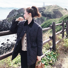 黑色加厚一整套穿搭白鸭绒羽绒服菱格显瘦半身裙两件套女冬新款，女装羽绒服，2C137