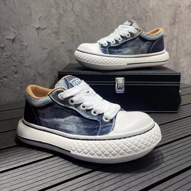 帆布鞋男透气夏季新款休闲板鞋潮鞋男，男鞋帆布鞋，星座1407-6