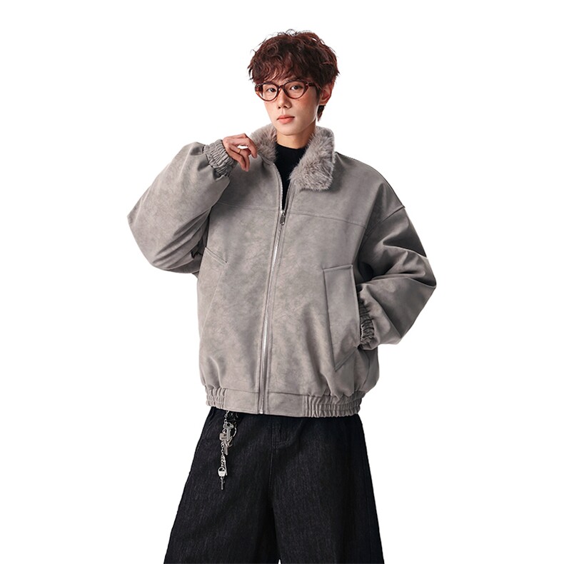 主推冬季立领新款宽松/座山雕外套潮加厚棉衣XZ102B-1M818-P115,男装棉衣,星座102B-1