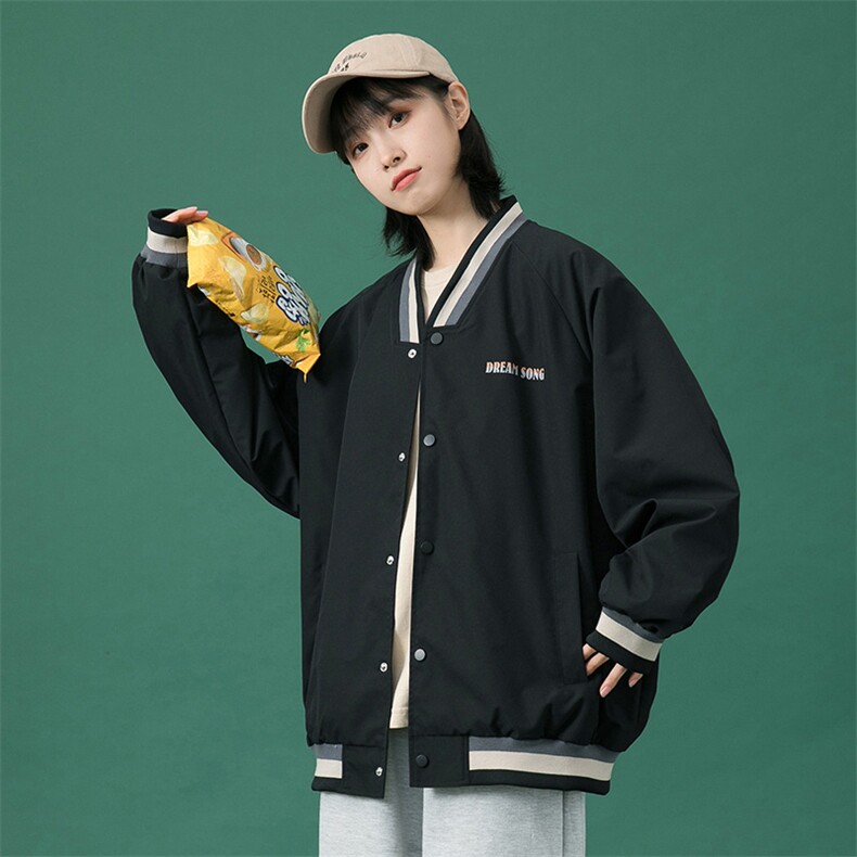 新款上市潮牌男女春季上衣宽松休闲夹克外套CYJK2126-P45图片
