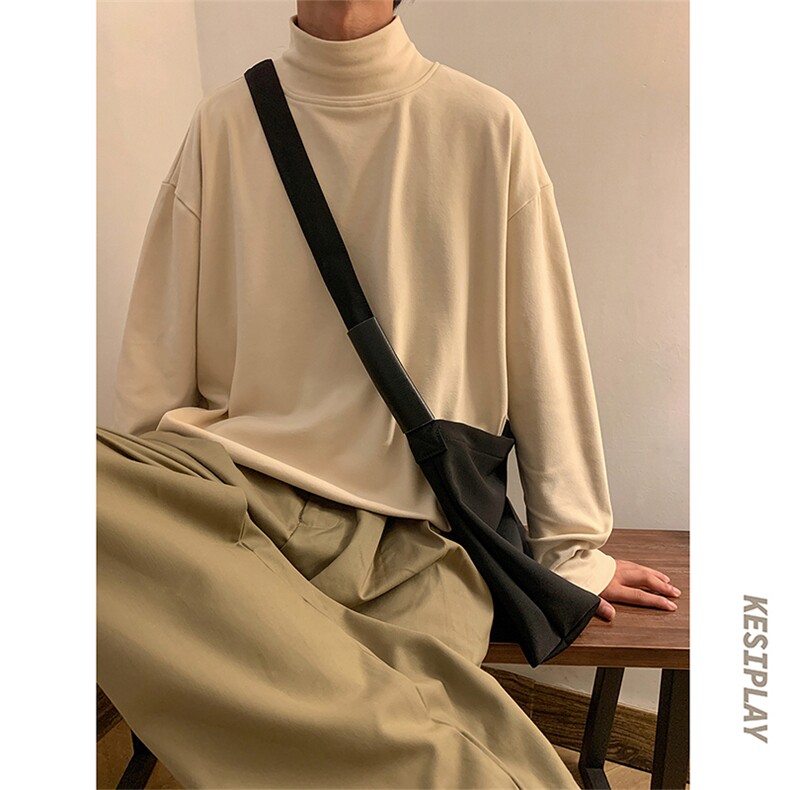 HD1438-TP35-控价48冬季加绒加厚仿德绒打底保暖男半高领T恤卫衣,男装卫衣,电商A102-1